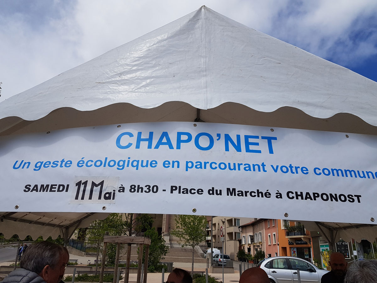 CHAPO’NET : UN GESTE ÉCOLOGIQUE EN PARCOURANT VOTRE COMMUNE !